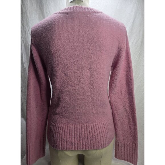 Point Zero XL Nicole Benisti Pink And White Argyle Sweater- Y2K- XL fits Smaller - Picture 6 of 16